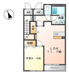 ハピア清水台の物件間取画像